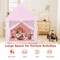 Kids Play Tent Large Playhouse Children Play Castle Fairy Tent Gift with Mat